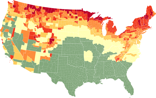 When Is the Best Time to See Fall Foliage? Use this Map to Find the ...