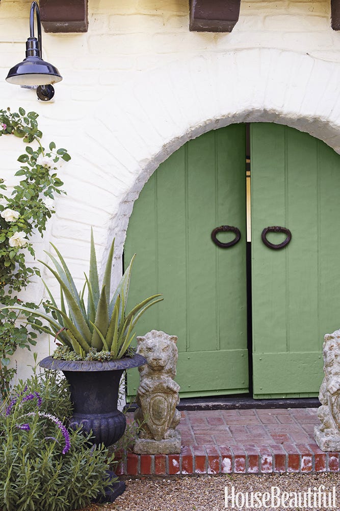 farrow & ball folly green front door