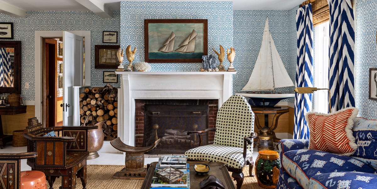 See Quadrille Fabrics’ Principal John Fondas’s Maine Summer House See Quadrille Fabrics’ Principal John Fondas’s Maine Summer House
