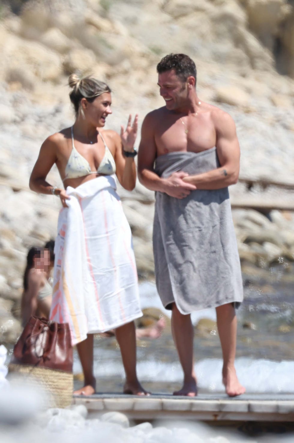 fonsi nieto and maider barthe in ibiza, 2 agoust 2022