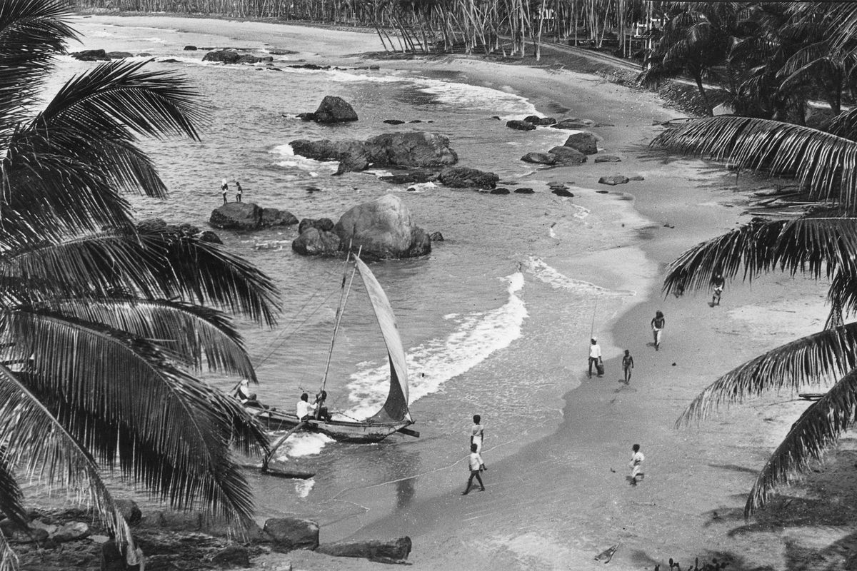 In 1902 liep Fairchild in Ceylon het huidige Sri Lanka buiktyfus op Hij overleefde het en keek voor zijn vertrek van het eiland uit over het strand van Mount Lavinia bij Colombo