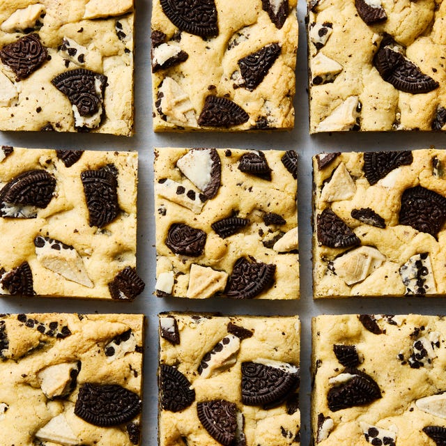cookies  cream blondies