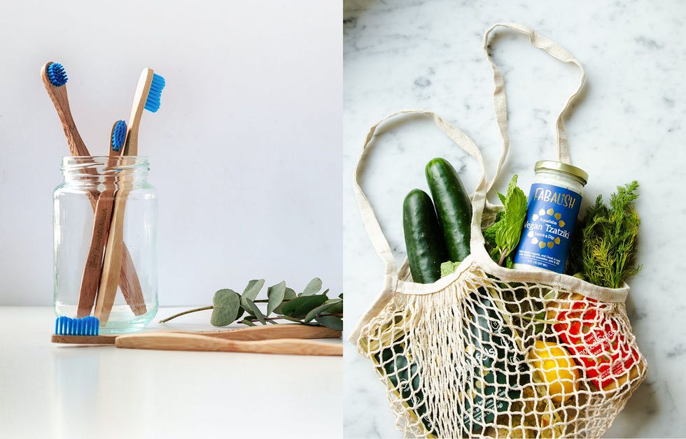 Met duurzamere verzorgingsproducten als nietplastic tandenborstels en navulbare cosmeticaverpakkingen en herbruikbare draagtassen heb je eenvoudig en effectief een grote impact op je persoonlijke afvalproductie