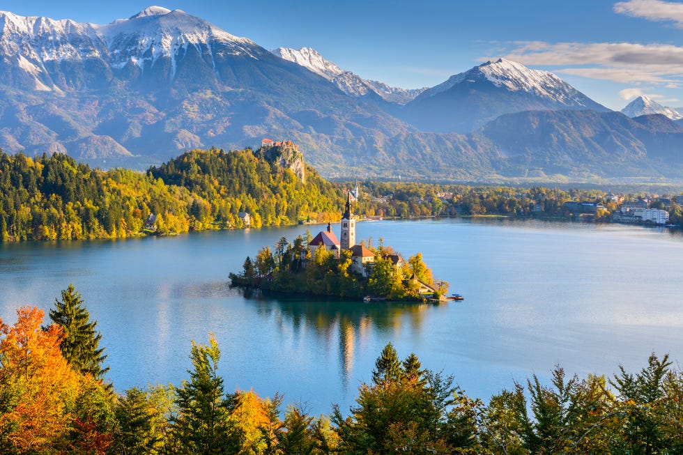 Food holidays lake bled in slovenia