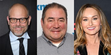 alton brown, emeril lagasse, giada de laurentiis