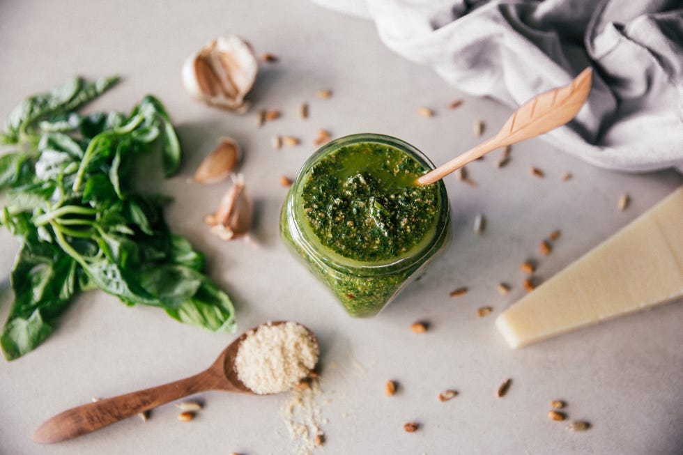 food to keep in freezer pesto