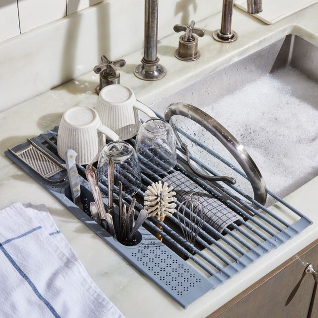 Tiktok made me buy. Over the sink dish drying rack. #besttiktokproduct, over  sink drying rack