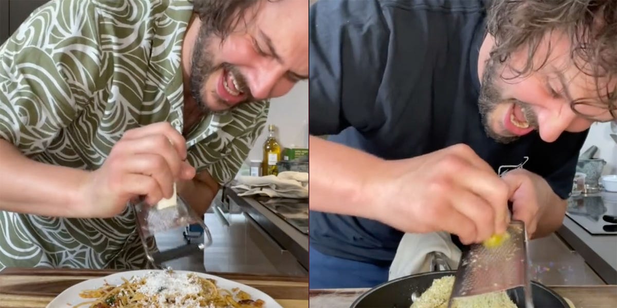 TikTok Chef Martyn Odell Freezes And Grates The Weirdest Food