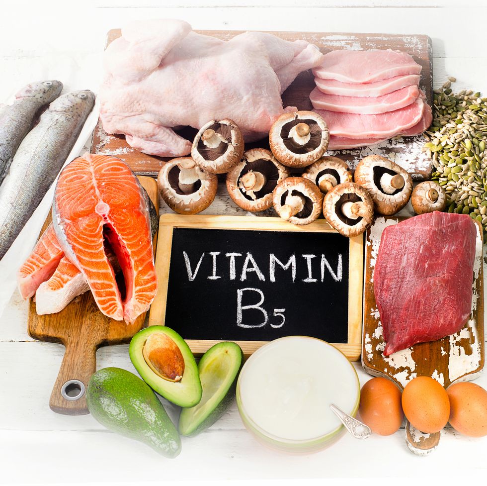 foods highest in vitamin b5 pantothenic acid