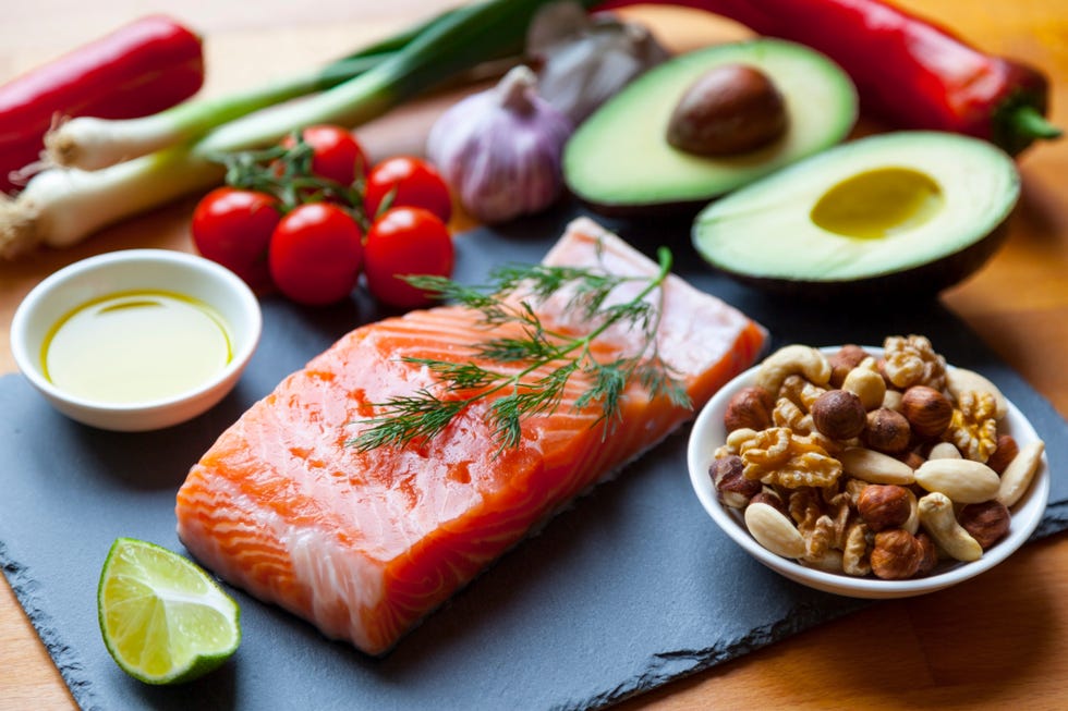 Foods Items High in Healthy Omega-3 Fats.