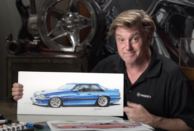 How Would Chip Foose Draw a Fox Body Mustang Notchback