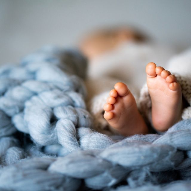 foot of newborn baby