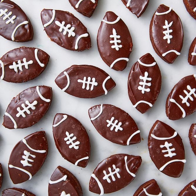 Football Brownies - Delish.com