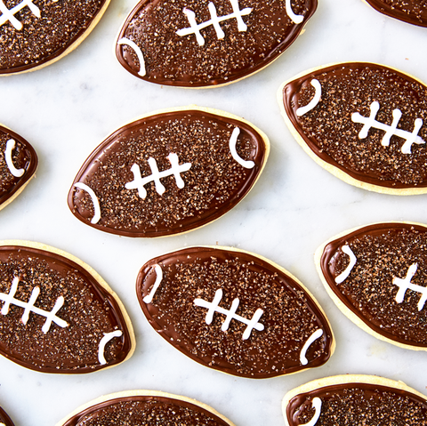 football cookies