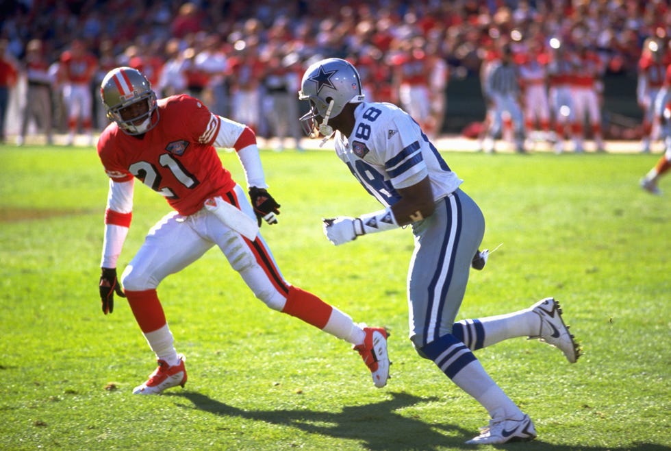 dallas cowboys michael irvin and san francisco 49ers deion sanders