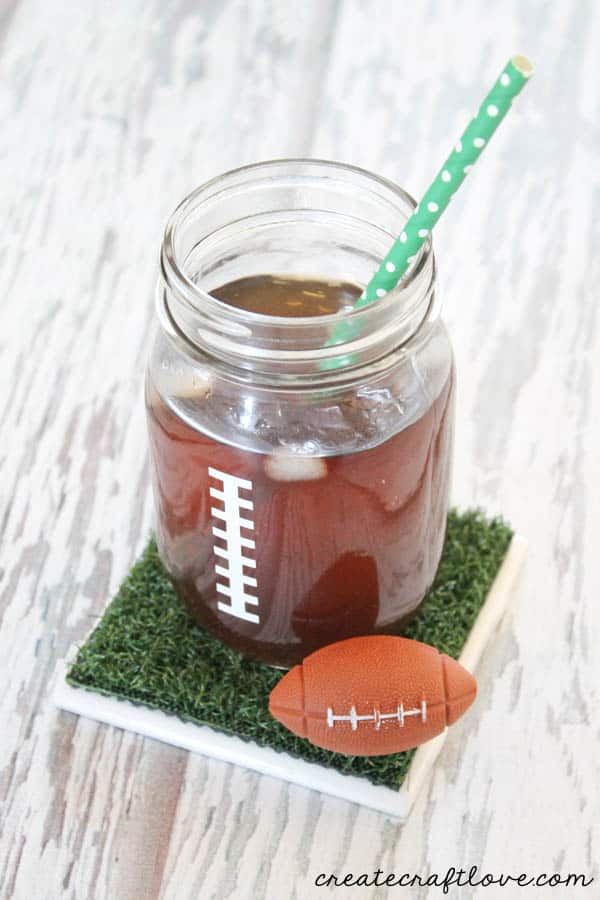 football decorations coasters