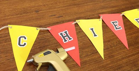 football decorations pennant banner