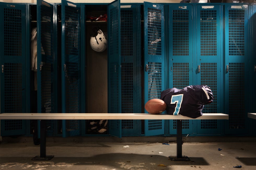 football locker room