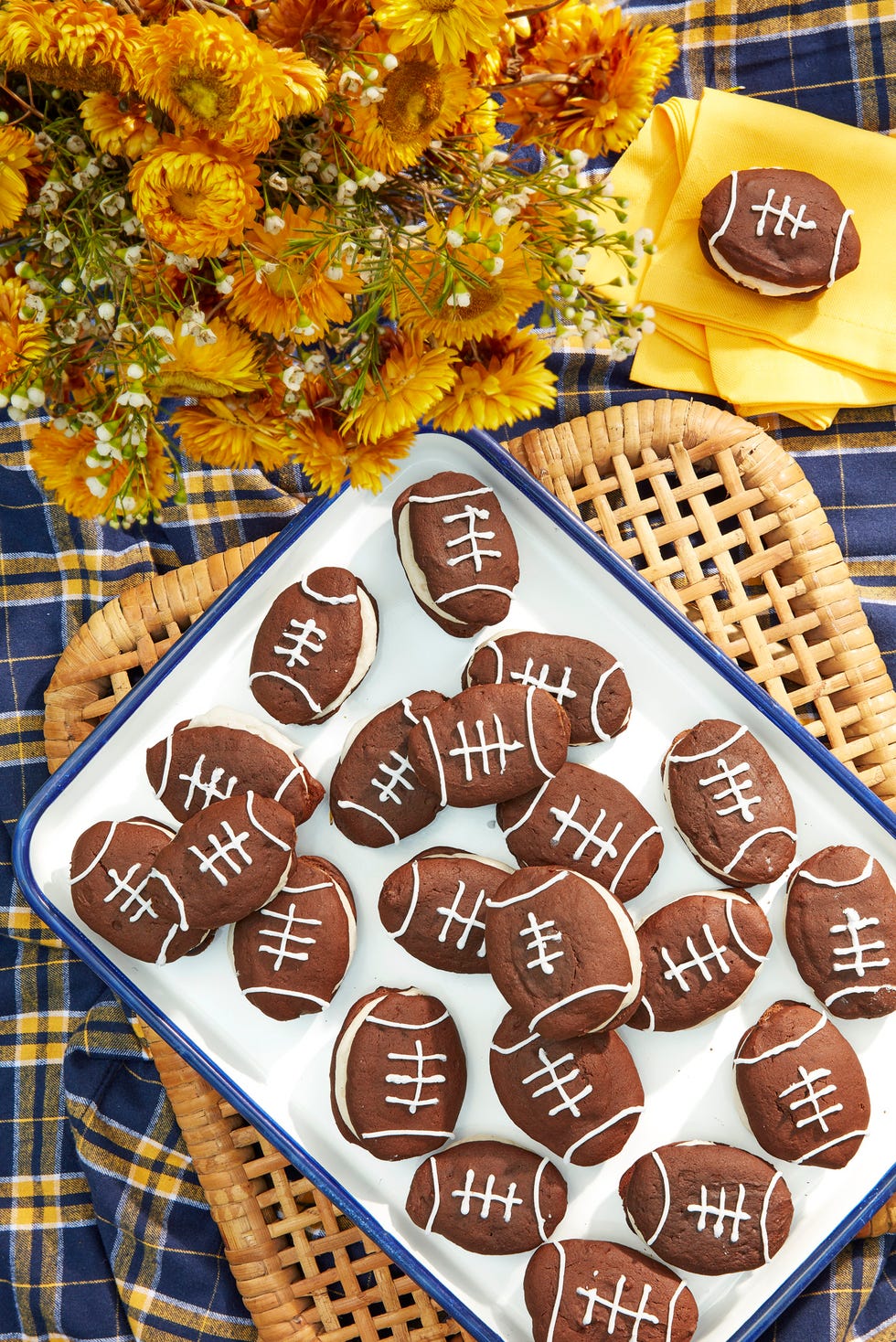 football whoopie pies