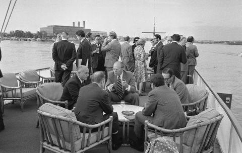 Gerald Ford Cabinet dinner on the USS Sequoia