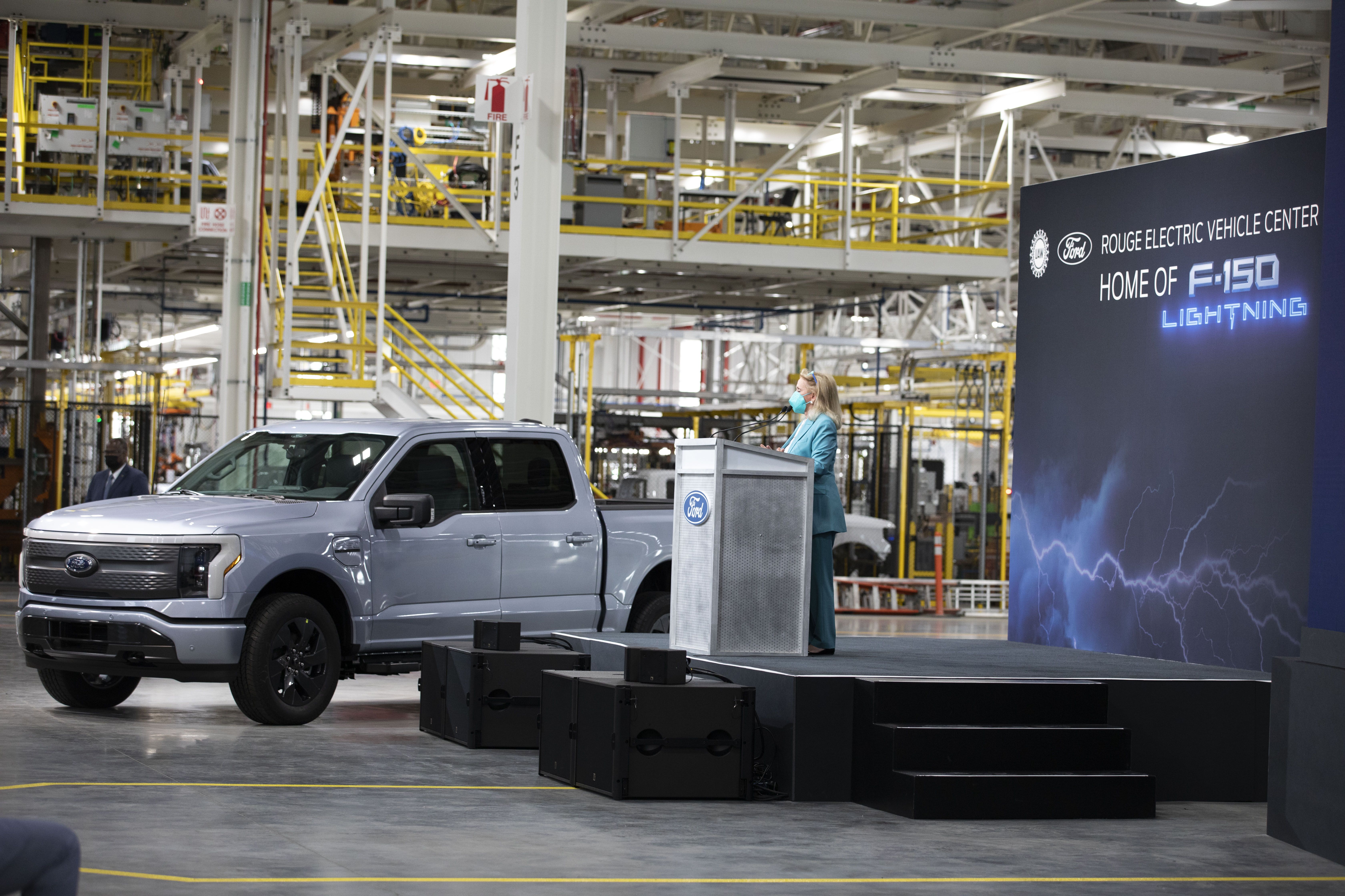 Ford Stalls Production of F-150 Lightning EV for Additional Week - WSJ