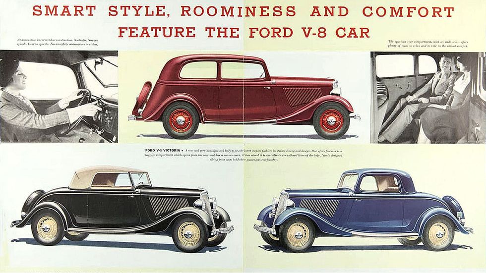 1934 ford brochure