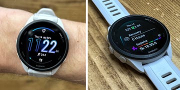 fitness smartwatch displaying various health metrics