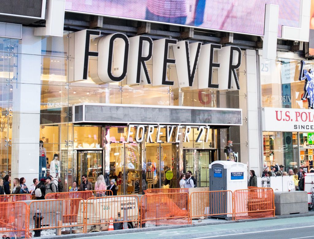 Forever 21 Filed for Bankruptcy and Will Close Nearly 350 Stores