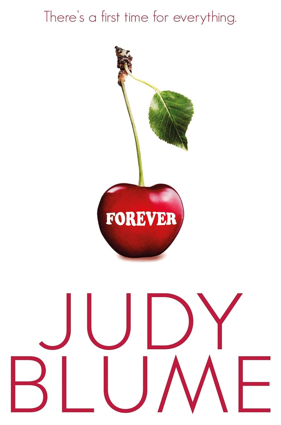 book cover featuring a cherry with the word forever on it