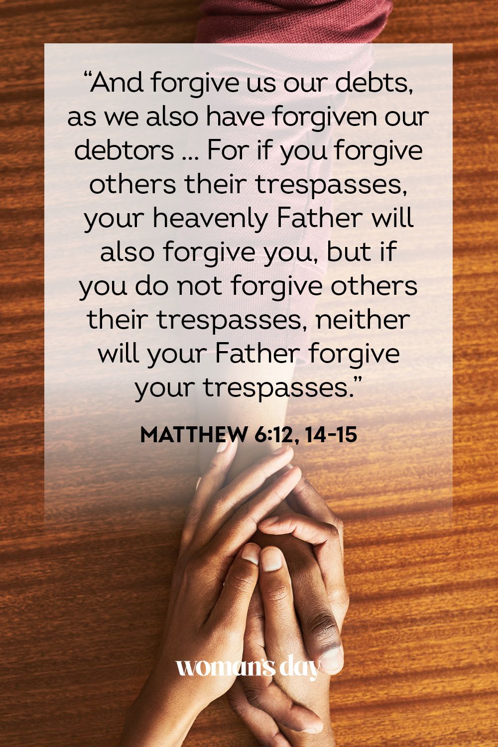 bible verses about forgiving yourself