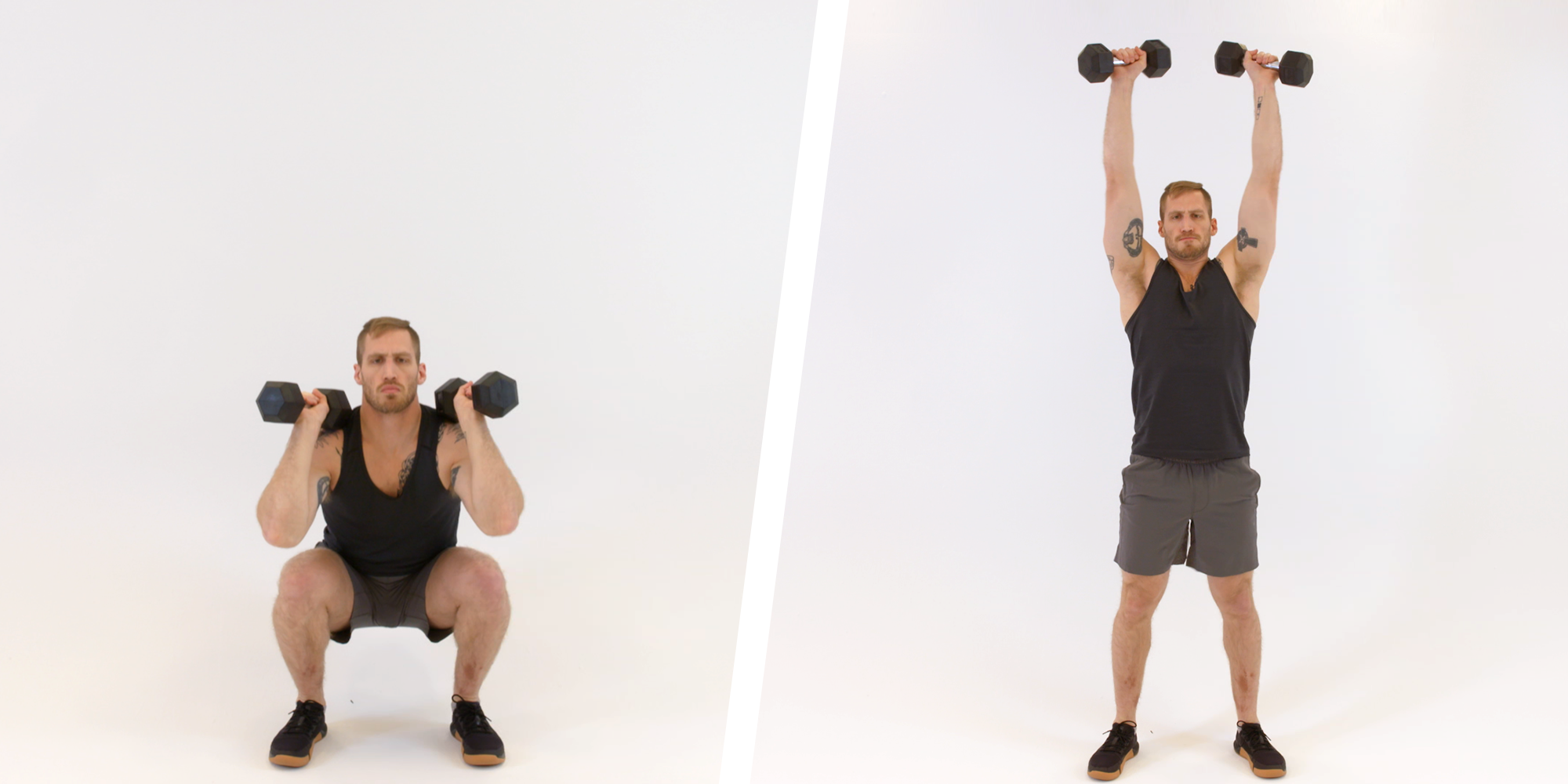 Dumbbell Ground to Overhead 