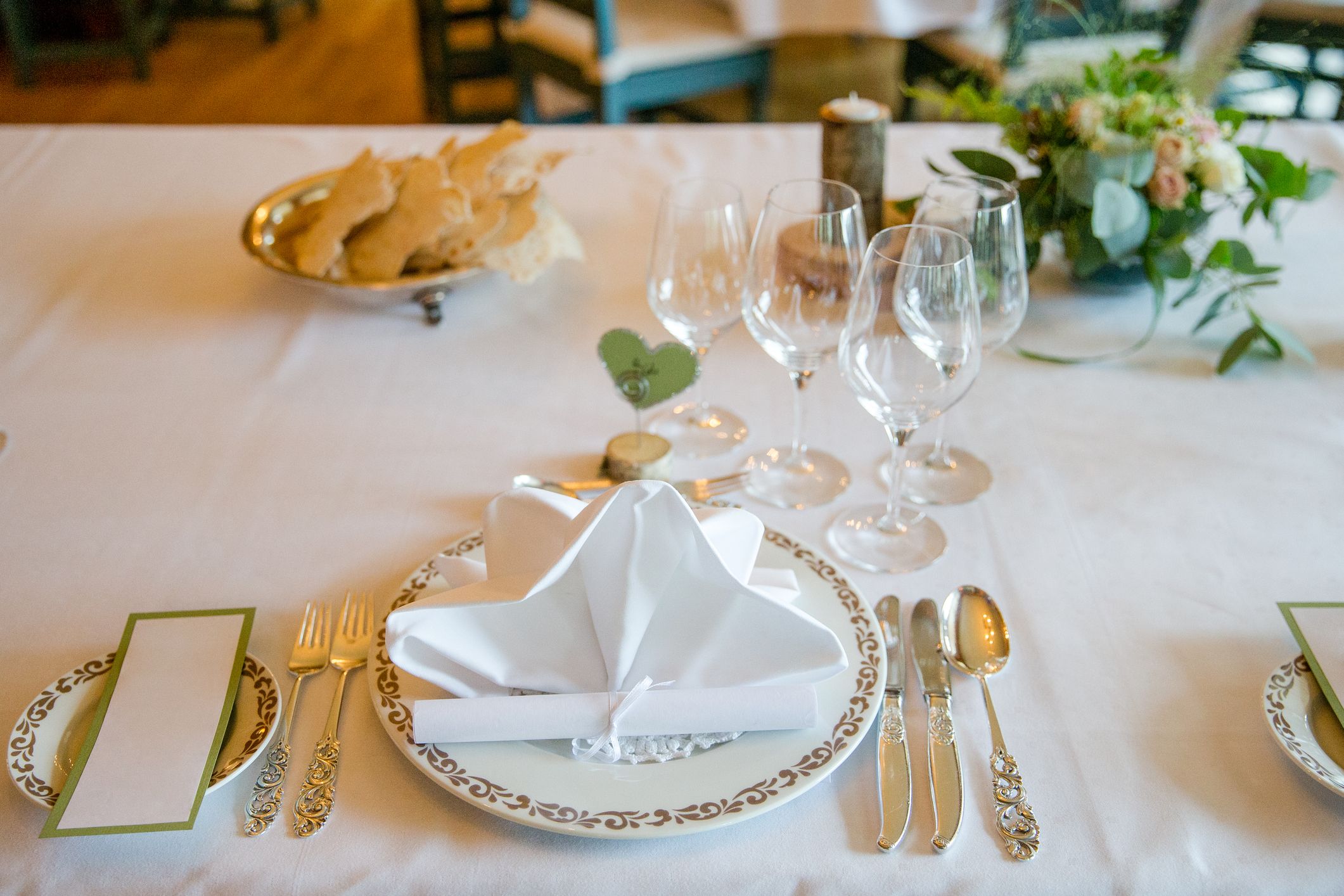 Family shop table setting