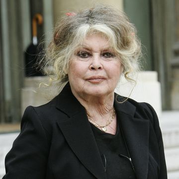 former actress and now animals rights activist brigitte bardot invited for a meeting on the environment with french president nicolas sarkozy, at the elysee palace in paris, france on september 27, 2007