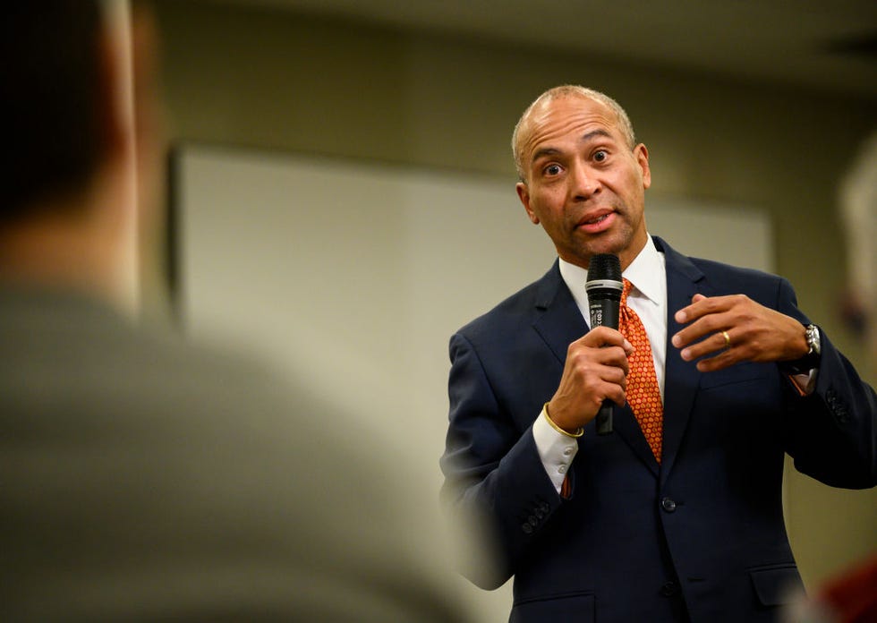 Former Massachusetts Governor Deval Patrick Makes First Trip To Iowa In Presidential Bid