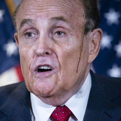 rudy giuliani holds news conference in washington about voter fraud