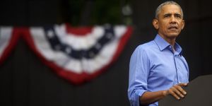 barack obama attends campaign rally for pennsylvania democrats in philadelphia