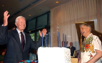 former president jimmy carter on his 80th birthday