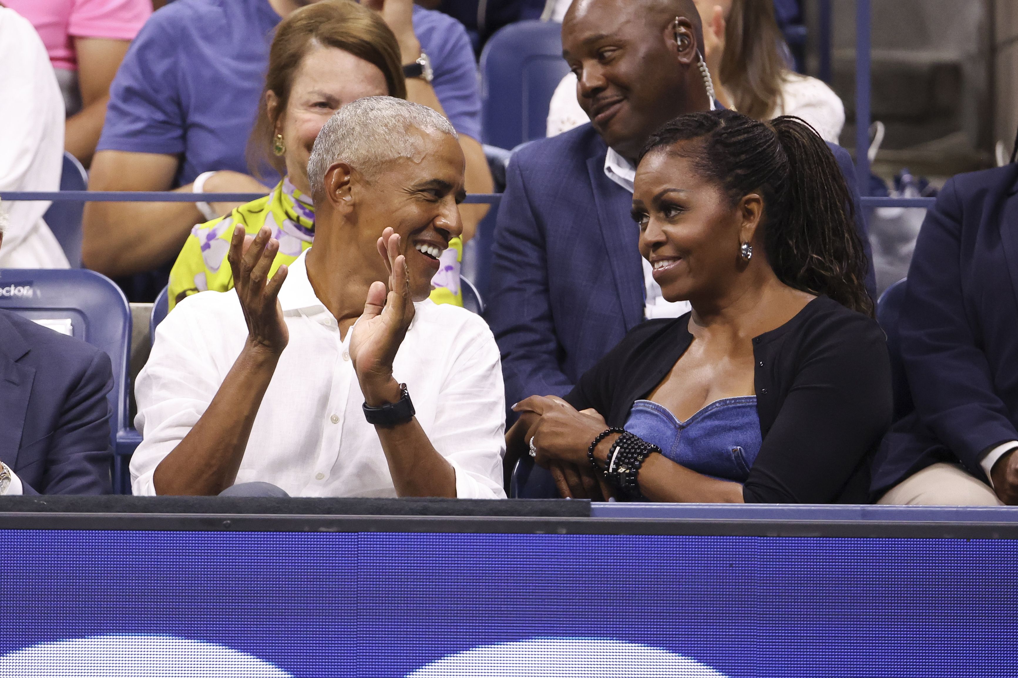 Celebrities Spotted at the 2023 U.S. Open in Photos