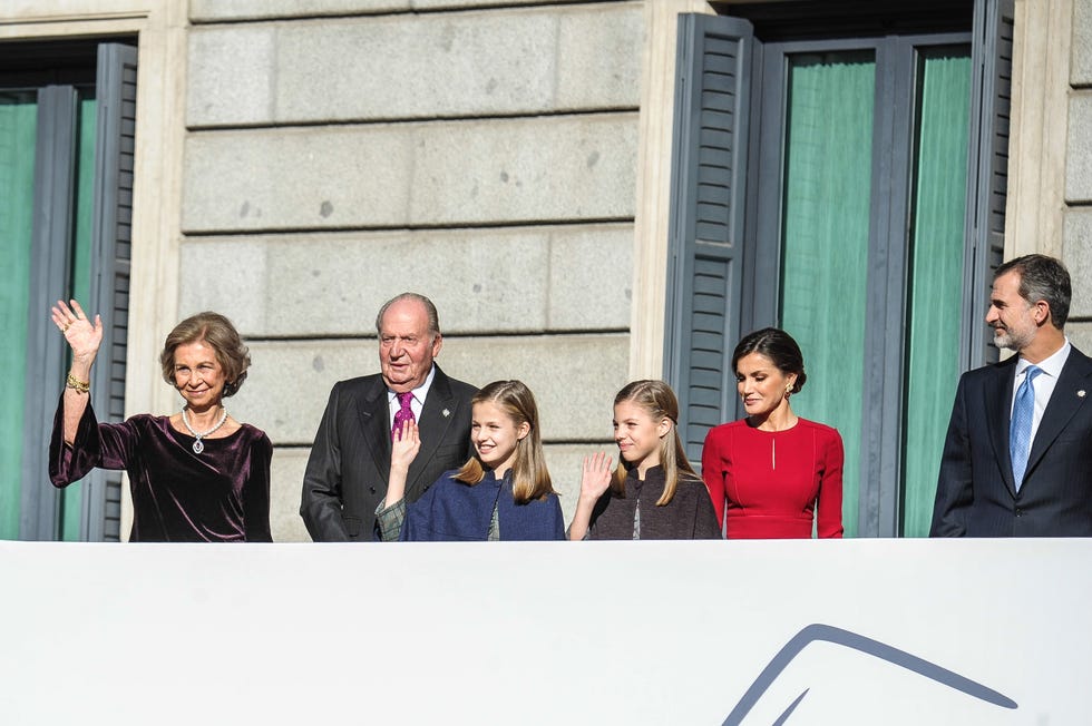 imagen de la familia real en diciembre de 2018