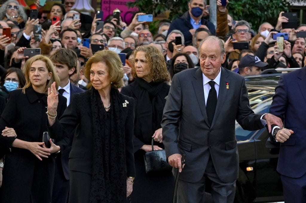 All the Photos of Royals at King Constantine's Funeral in Greece