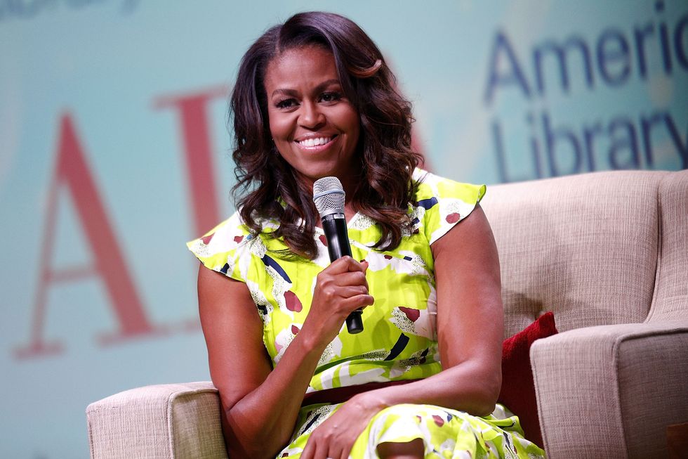 Michelle Obama Discusses Her New Memoir At American Library Assn Conference