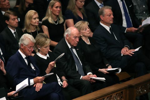 John Mccain Funeral Photos - See Cindy And Mccain Family At The 