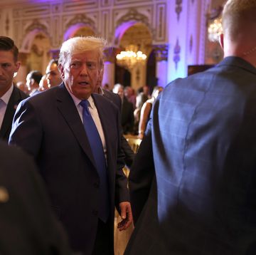 former president donald trump spends midterm election night in florida