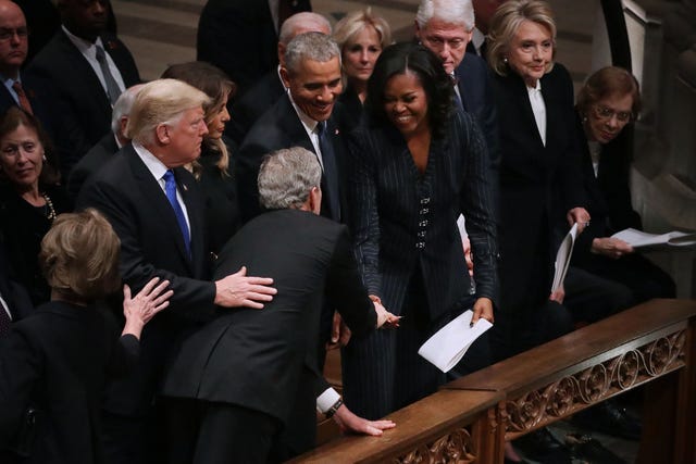State Funeral Held For George H.W. Bush At The Washington National Cathedral