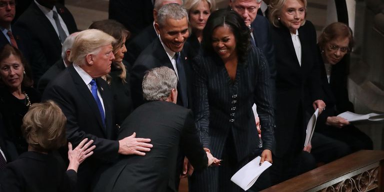 George W. Bush Snuck Michelle Obama a Piece of Candy During His