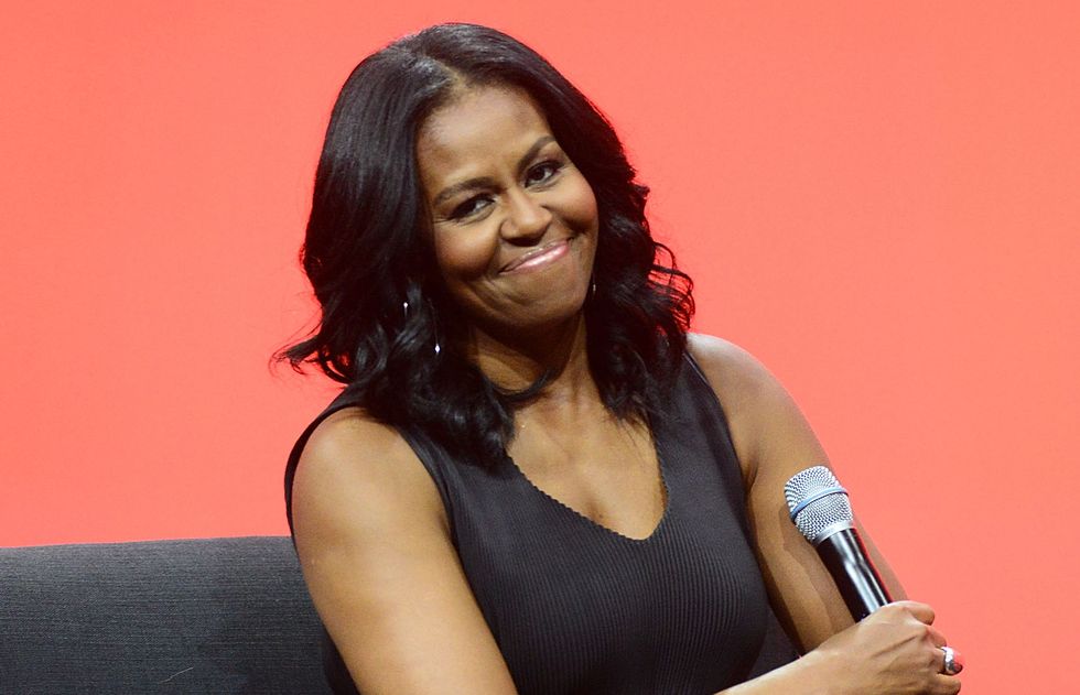 michelle obama makes first public appearance after inauguration at orlando conf