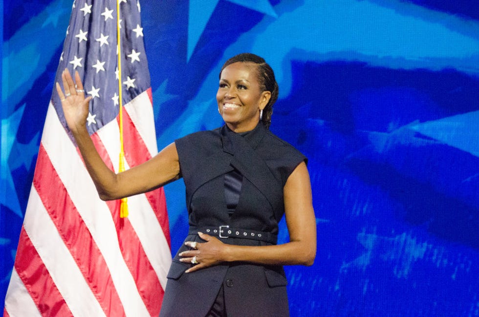 Michelle Obama Delivers Rousing Kamala Harris Endorsement in DNC Speech