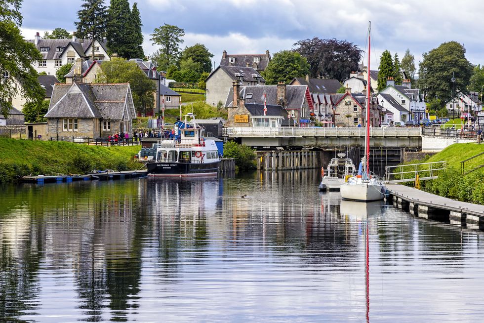 Caledonian Canal in Fort Augustus, United Kingdom