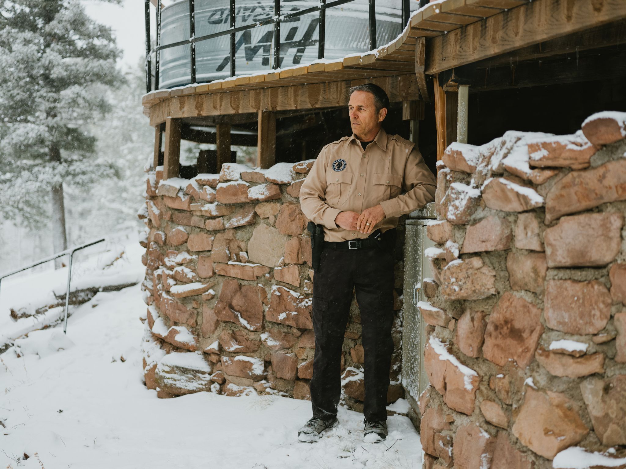 Drew Miller at Fortitude Ranch in Colorado photographed in March 2020.
