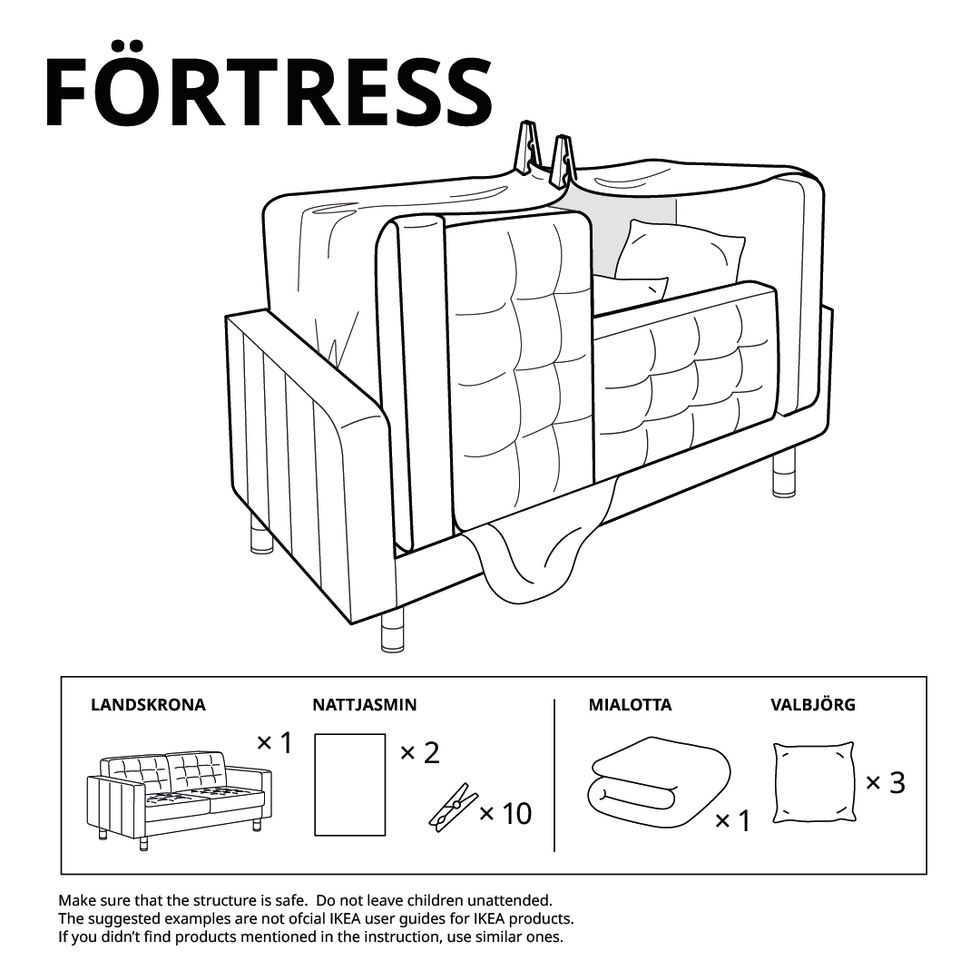 ikea furniture fort directions